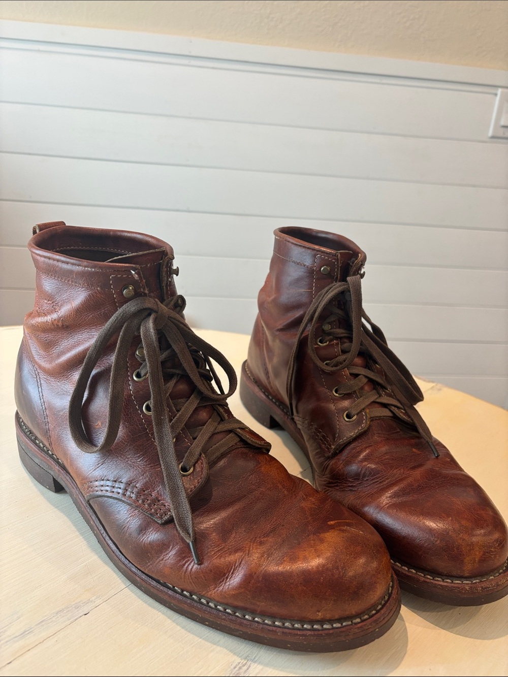 Chippewa J Crew 13D Renegade Plain Toe Sunset Boots